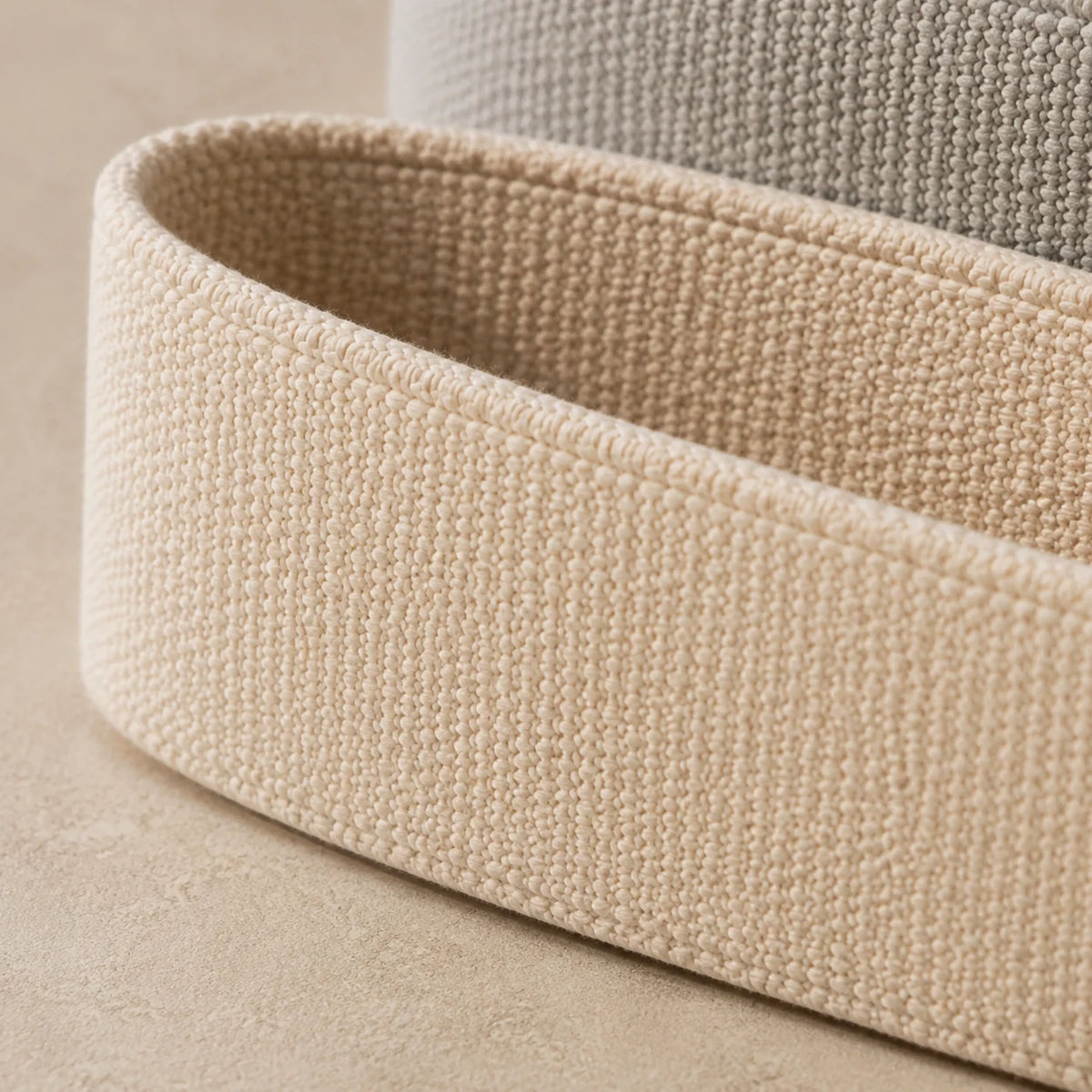 Resistance Band Set — close detail: Fabric, not latex