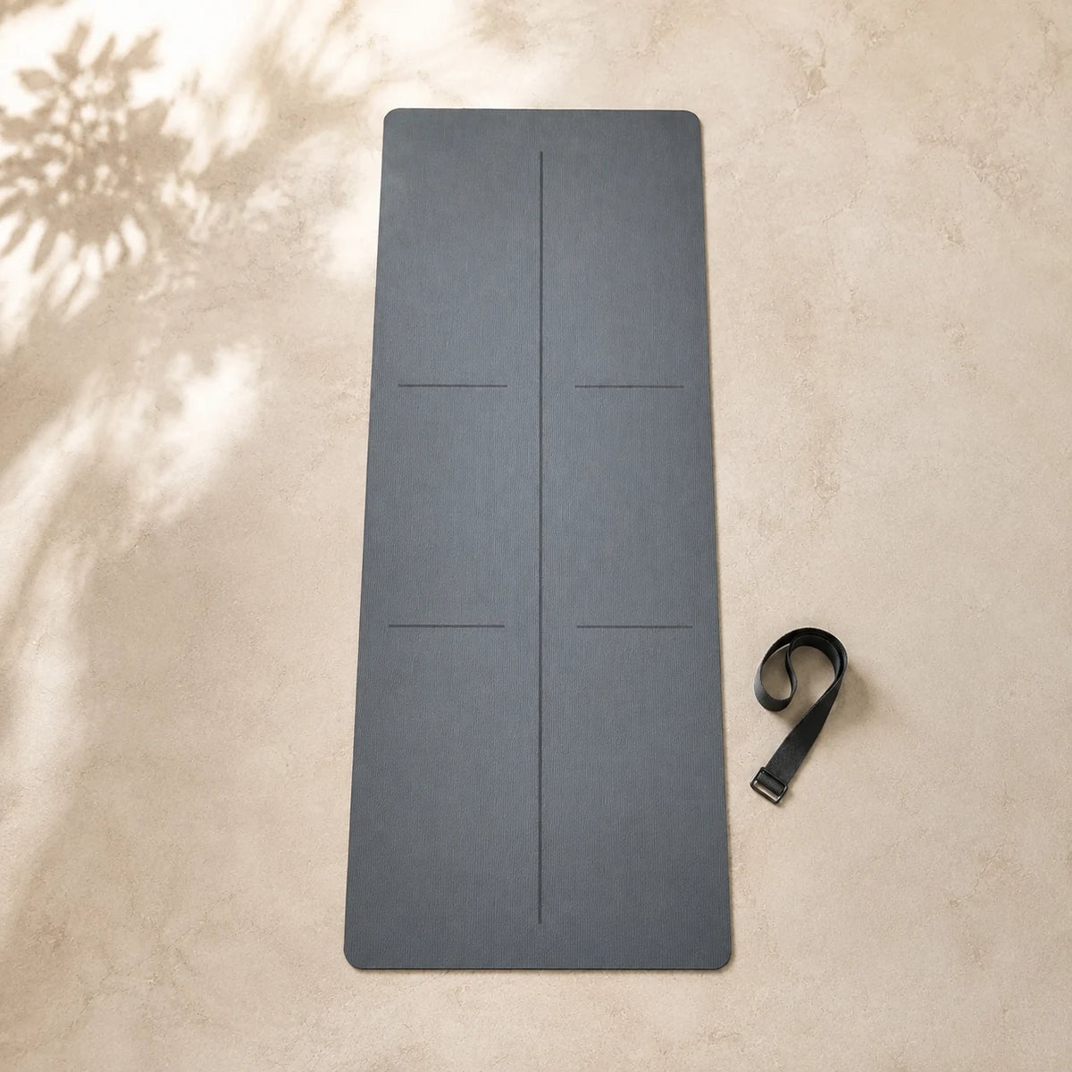 Yoga Mat — top-down flat lay view
