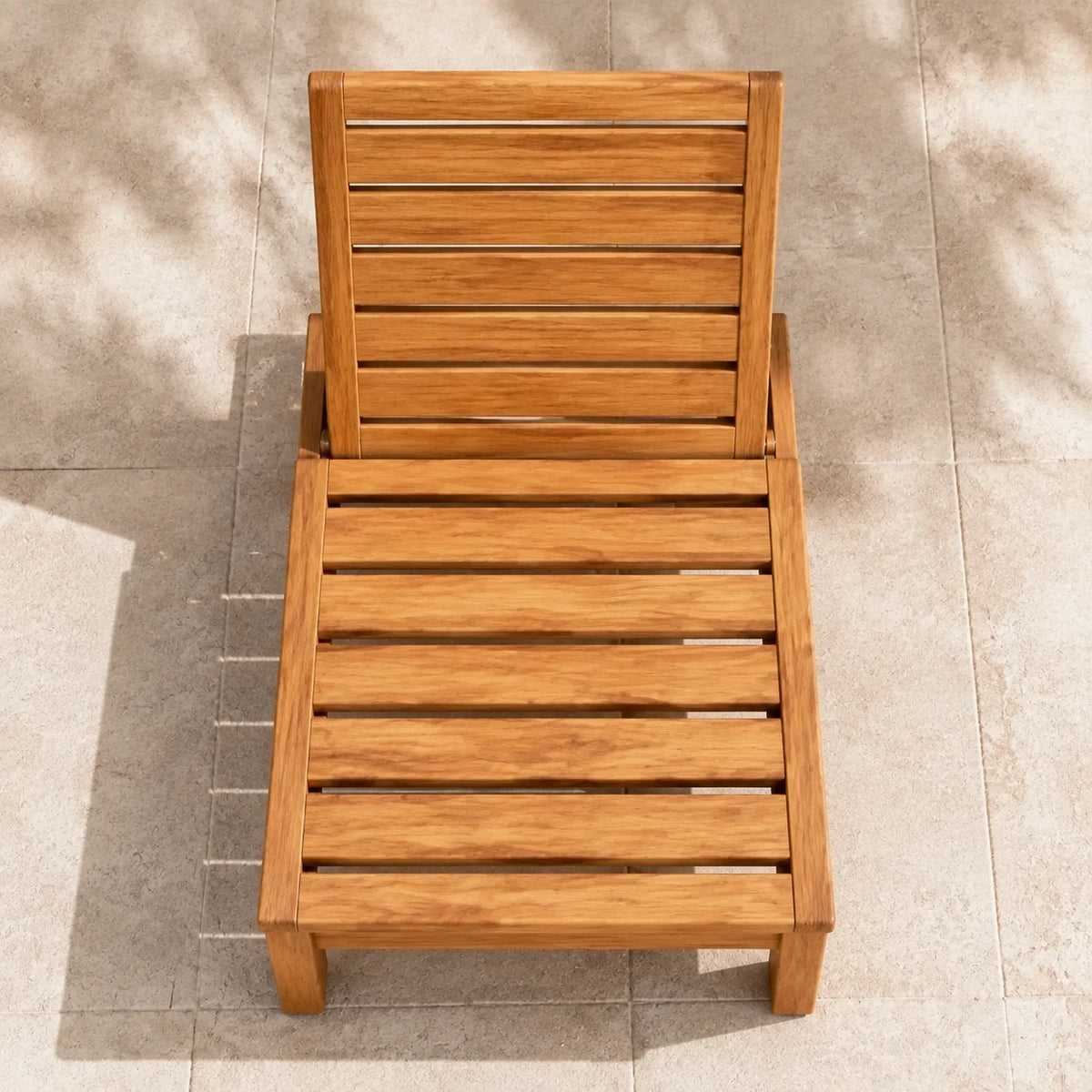 Lounge Chair — top-down flat lay view