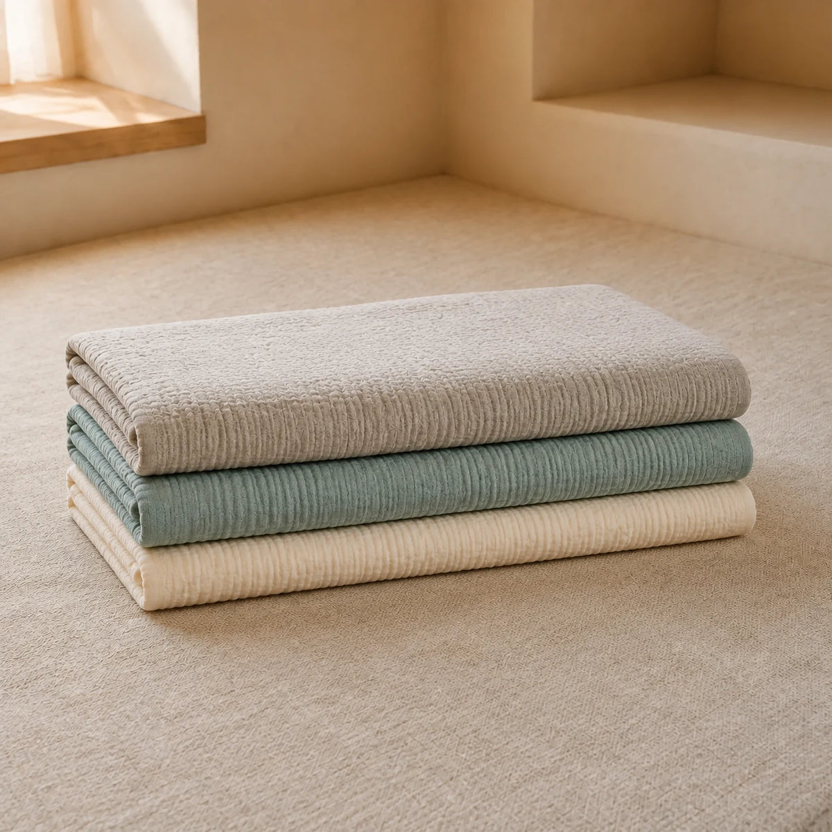 Organic Cotton Swaddle Set — back view