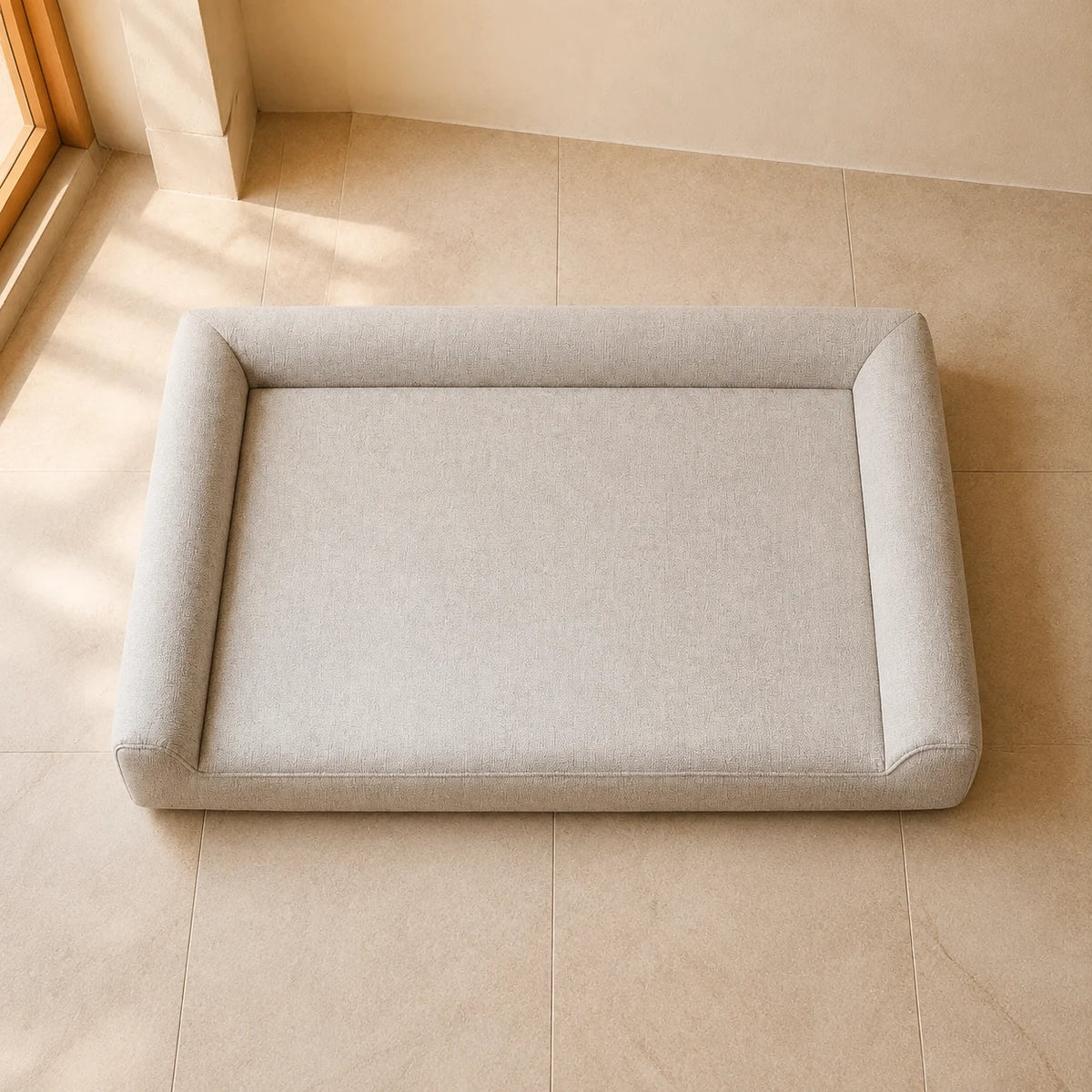 Orthopedic Dog Bed — top-down flat lay view