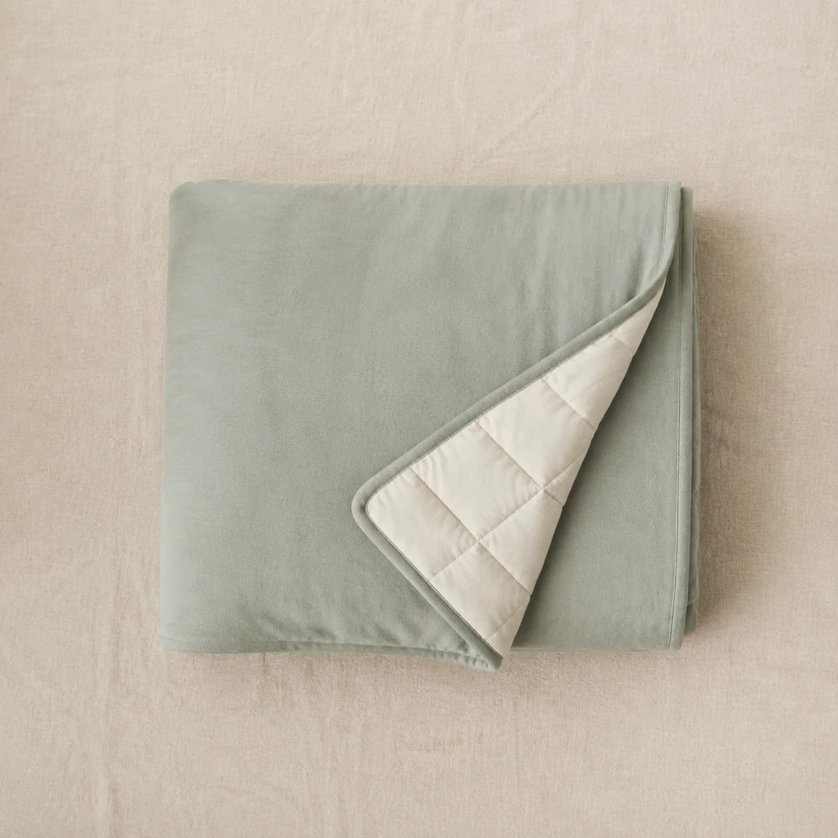 Weighted Blanket — top-down flat lay view