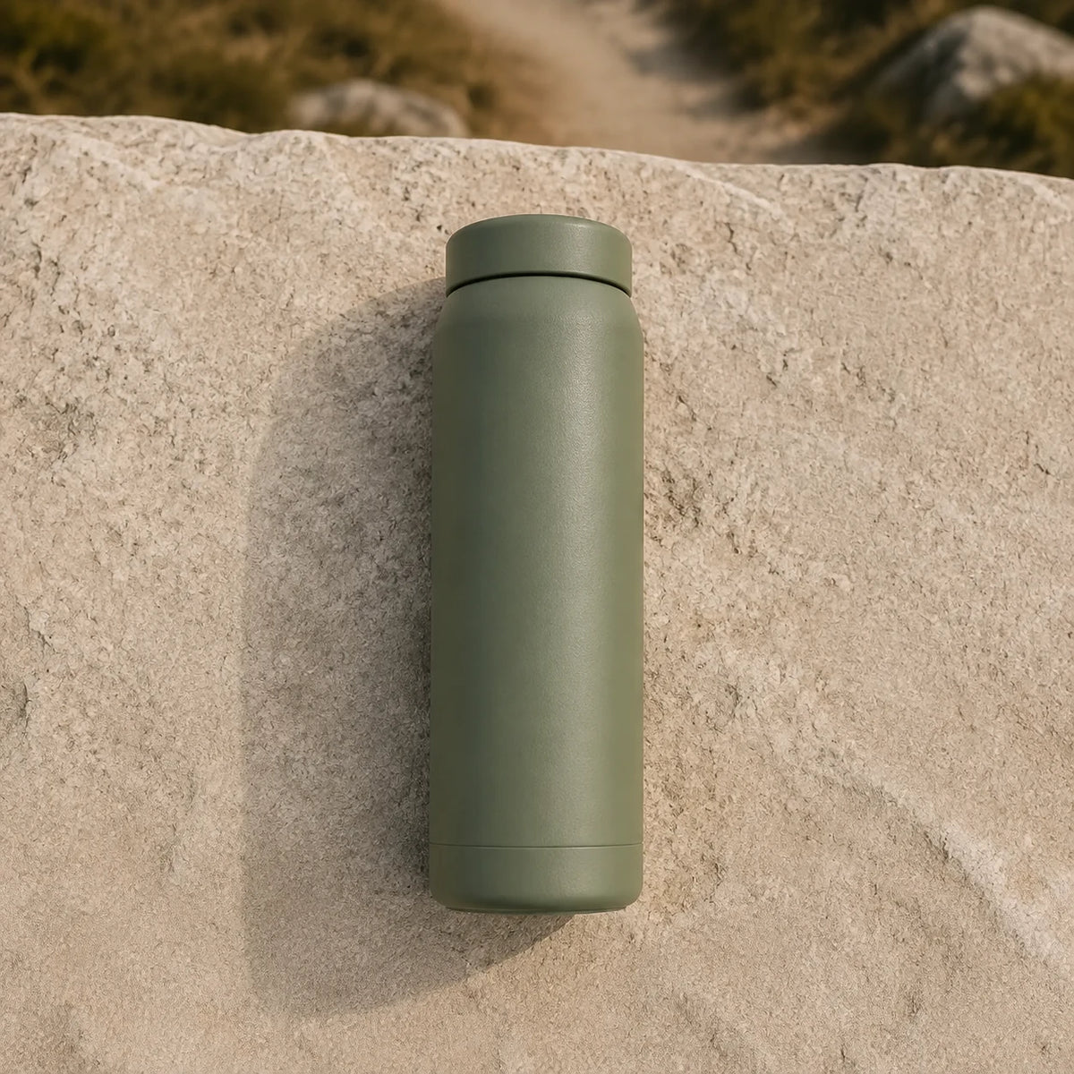 Insulated Bottle 750ml — top-down flat lay view