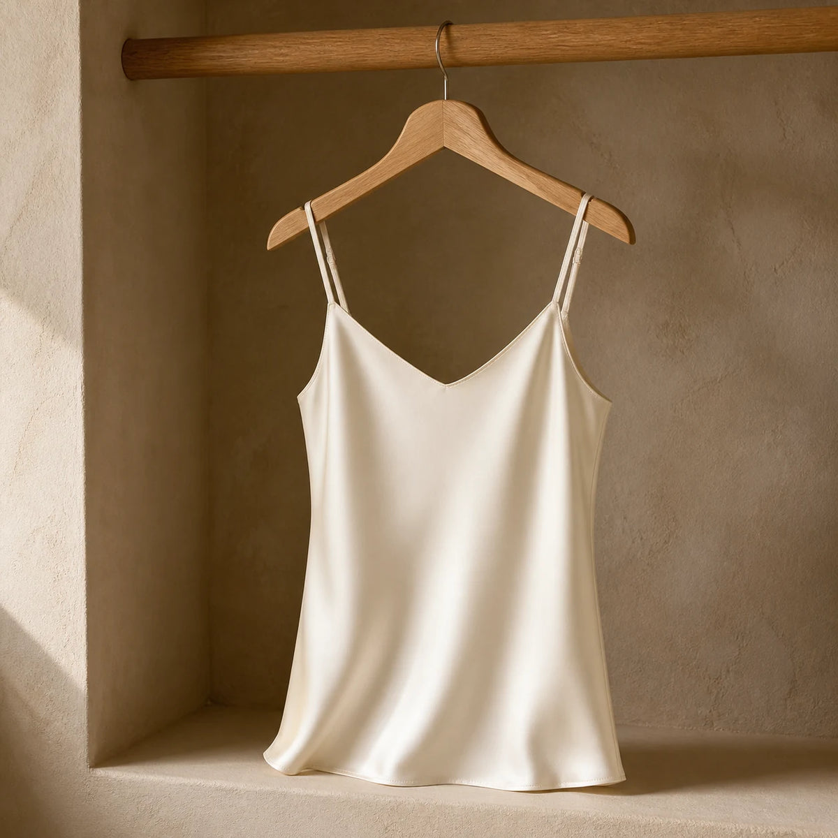 Silk Camisole in Ivory